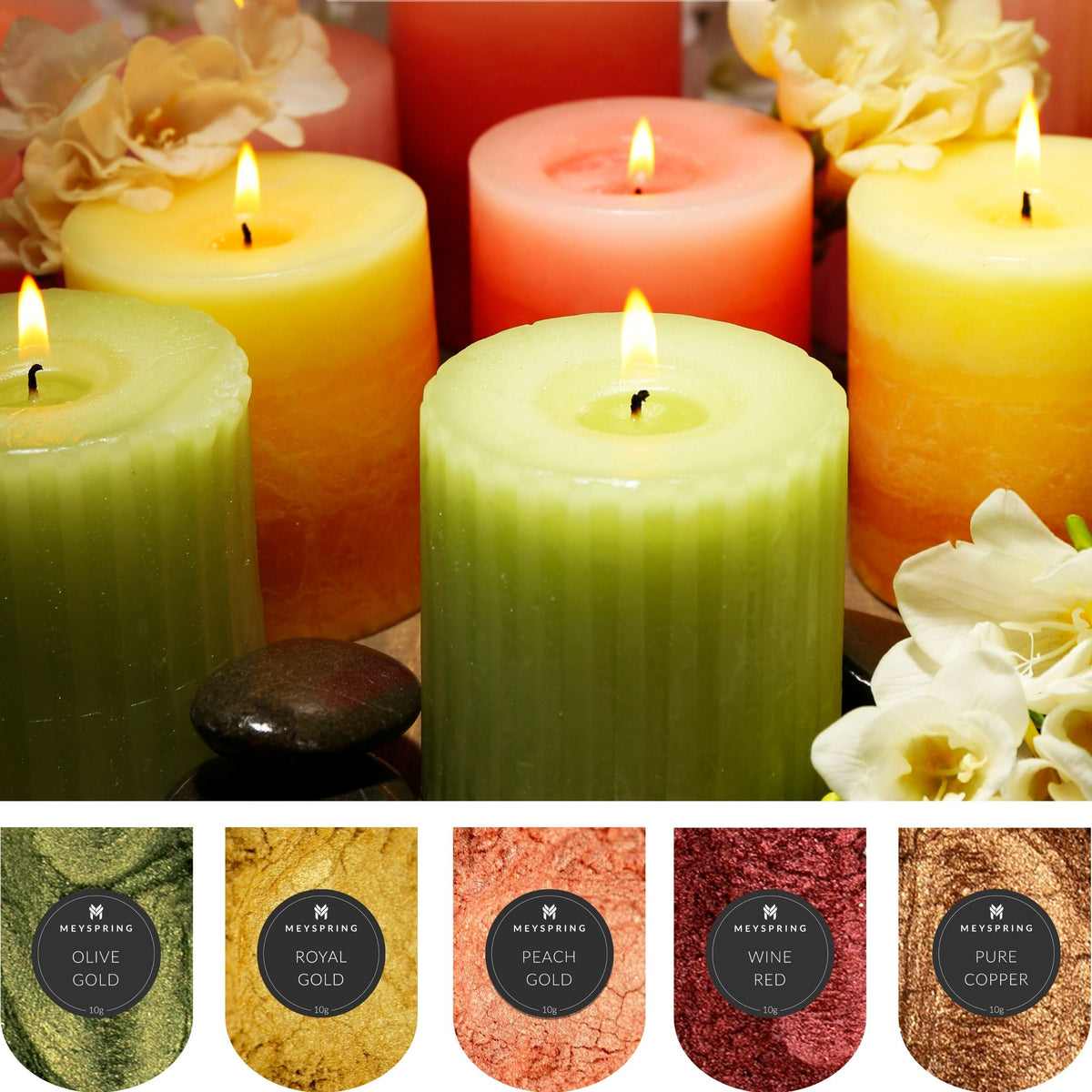 Color Paraffin Wax Candle, Candle Wax Pigment Colorant