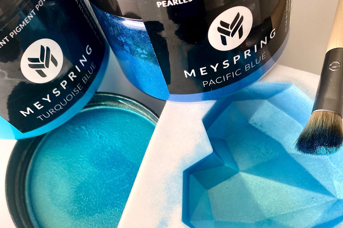 MEYSPRING meyspring turquoise blue epoxy resin color pigment - new
