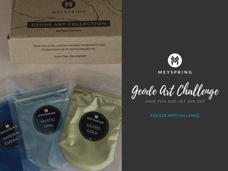 Introducing MEYSPRING's Geode Art Challenge