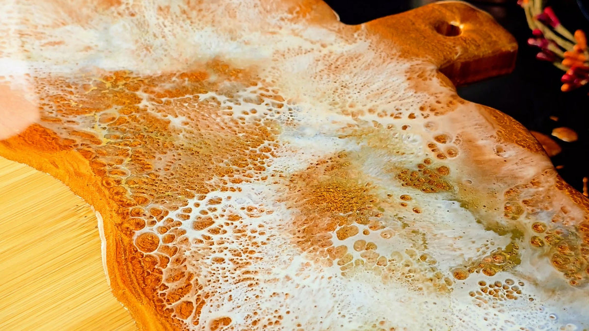 How to Make a Resin Tray? Autumnal Home Decor by MEYSPRING