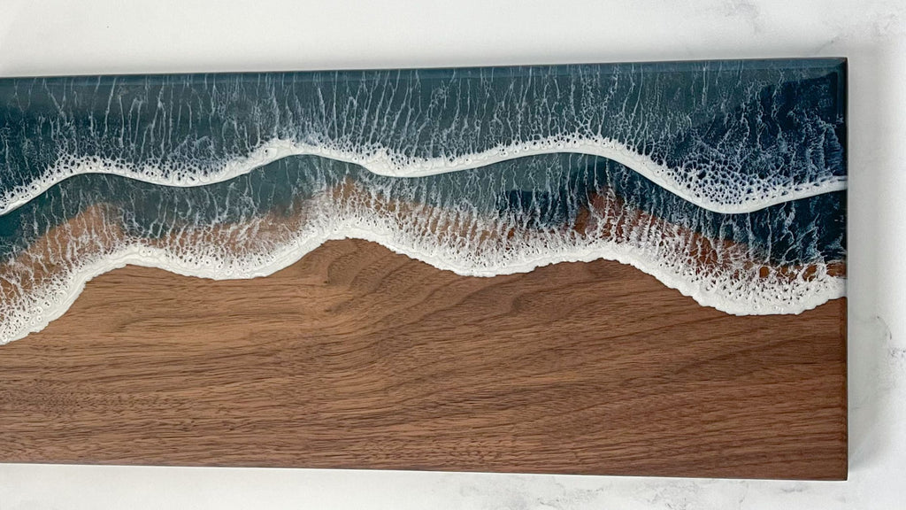 Resin Ocean Art Tutorial | DIY Pigment Paste for Resin Waves