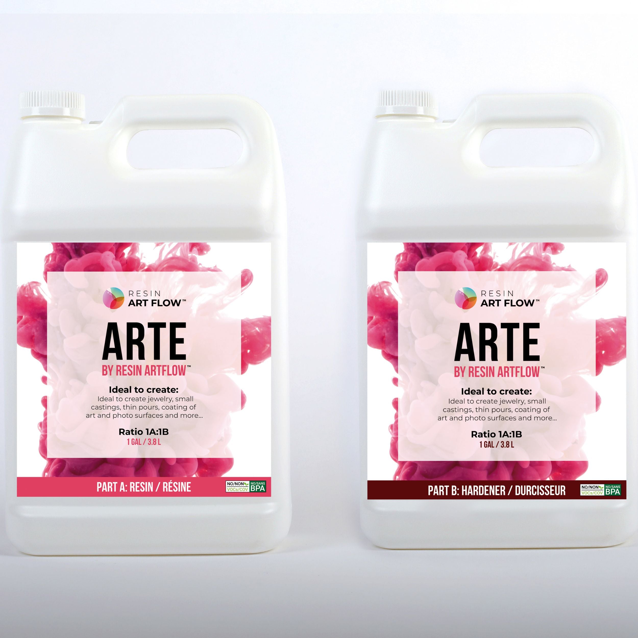 ARTE - Epoxy Resin Kit - 2 Gallons - MEYSPRING loves Resin Art Flow